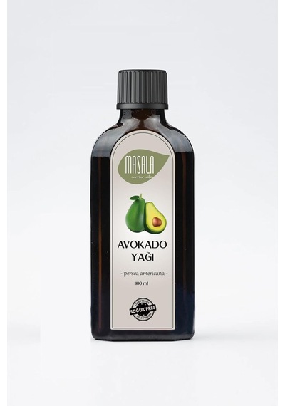 Ayrex Masala Saf Avokado Yağı 100 Ml. Soğuk Pres İçilebilir Avocado Oil
