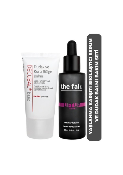 The fair. Lift Up Now Sıkılaştırıcı Serum 30 ML + Decubal Dudak ve Kuru Bölge Balmı 30 ML