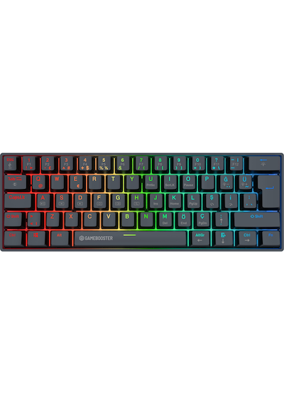Gamebooster Syma Rgb Red 60m Switch Kablolu Siyah Mekanik Gaming Klavye