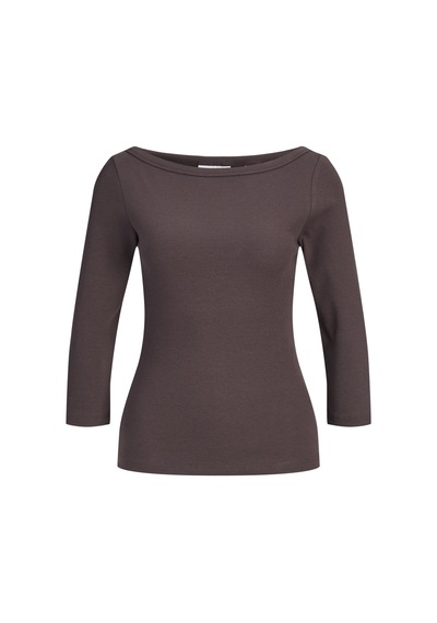 Jack & Jones Kadin Kayik Yaka Strech Fit Tisort - Fifi - 12272119 Çok Renkli