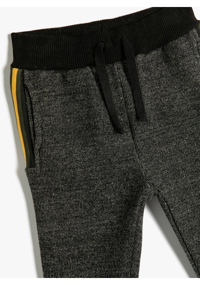 Koton Jogger Eşofman Altı Beli Bağlamalı Cepli Antrasit 4wmb40046tk 4WMB40046TK045 Antrasit