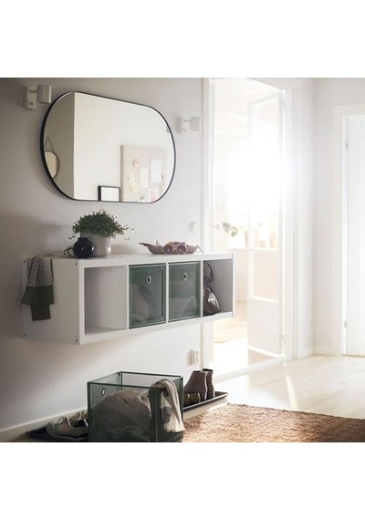 Ikea Kallax Açık Raf Ünitesi, Beyaz, 42x147 Cm