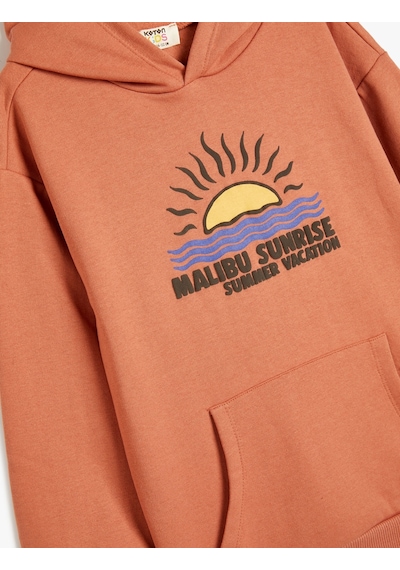 Koton Kapşonlu Sweatshirt Uzun Kollu Tropik Baskılı Şardonlu Kiremit 4skb10217tk 4SKB10217TKKM1 Kiremit Koton Kapşonlu Sweatshirt Uzun Kollu Tropik Baskılı Şardonlu Kiremit 4skb10217tk 4SKB10217TKKM1 Kiremit