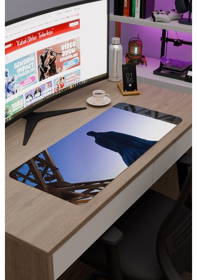Lupin V5 70x30 Xl Gaming Kauçuk Kaymaz Taban Mouse Pad Fare Altlığı