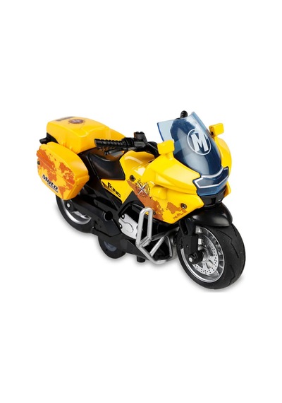 1:14 Ölçek Die-cast Metal Çek Bırak Oyuncak Motosiklet Çok Renkli
