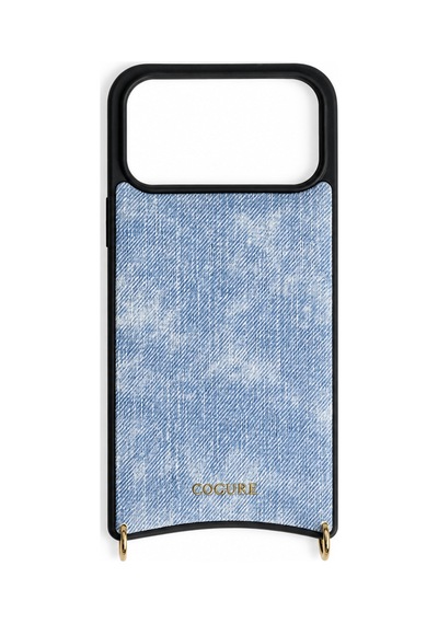 Kombinlenebilir - İphone 18 Pro / 17 Pro Uyumlu Magsafe Oval Kılıf Hera Serisi - By Bero Lina Denim Silikon