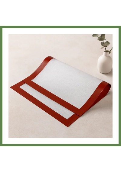 Bezos Silikon Fırın Pişirme Matı 30x40 Cm - Yapışmaz Hb006 Çok Renkli