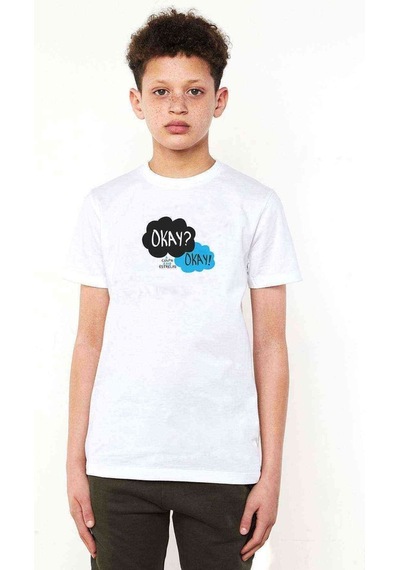 Tshirthane The Fault In Our Stars Baskılı Unisex Çocuk Beyaz T-Shirt