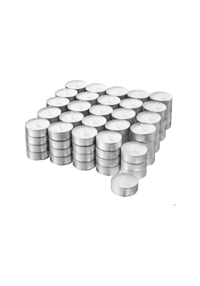 4 Saat Tealight Mum 100 Adet Beyaz - 685189947 Beyaz