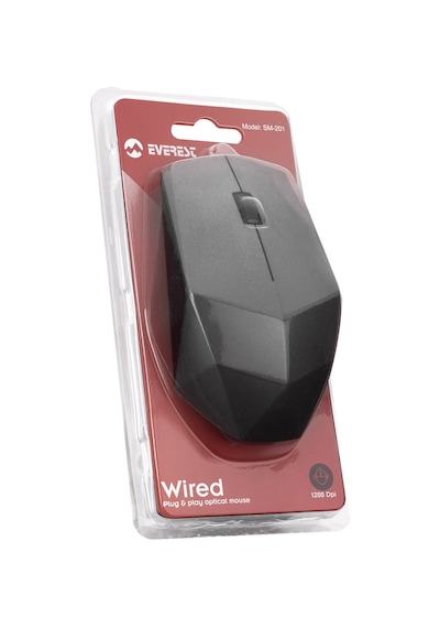 Everest SM-201 Kablolu 1200 DPI Optik Mouse