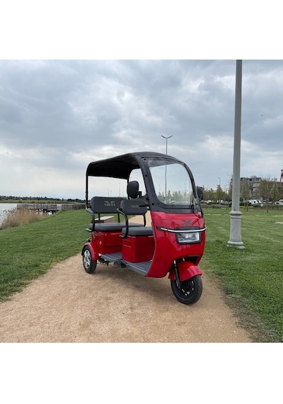 Volta Vm5 Neo Elektrikli 3 Tekerlekli Moped Kırmızı