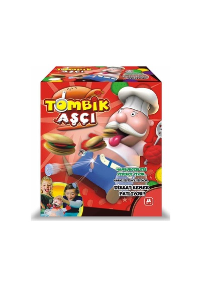 Tombik Aşçı 18 Parçalı 2-6 Kişilik Aşçı Figürlü Eğitici Ve Eğlenceli Aile Kutu Oyun Seti