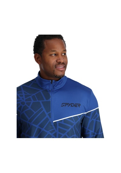 Spyder Spyder Vital 1/2 Zip Erkek Mavi İçlik Üst Z4