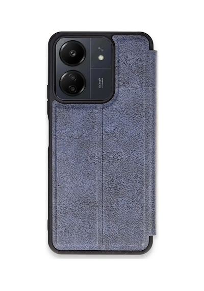 Newface - 469 - Xiaomi Redmi 13c Kılıf Flip Cover - Edntrend - - Lacivert