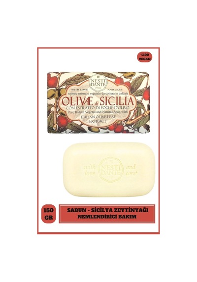 Nesti Dante Sabun Olivae Sicilia Zeytinyağlı Nemlendirici Vegan Bakım 150 G