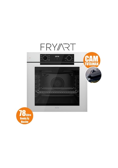 Ferre Steamart-Fryart Serisi Beyaz Ankastre Set SS206 - QEP63CB - D078
