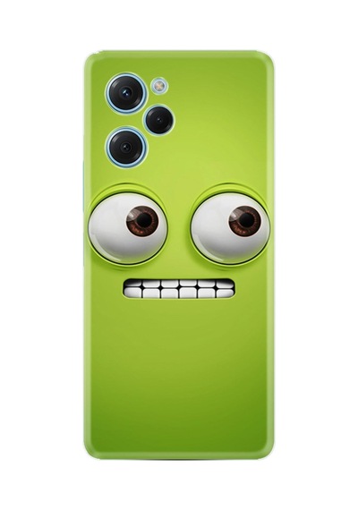 Xiaomi X5pro Kılıf Resimli Desenli Silikon Platinium Series Green 1832
