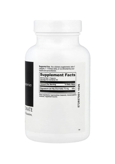Davinci Laboratories, Magnesium Glycinate, 90 Capsules, 75 Mg Per Capsule