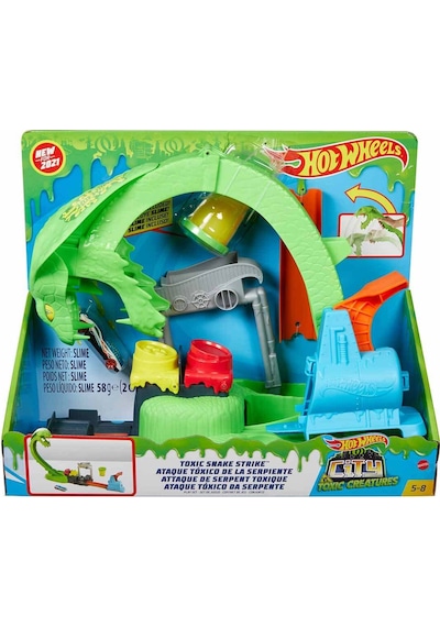 Hot Wheels Zehirli Yılanla Çarpışma Oyun Seti - Gtt93