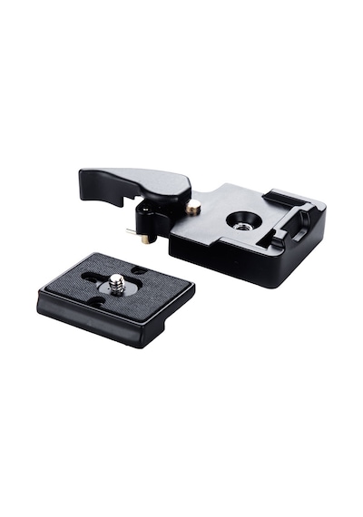 Ayex Qr-02 323 Tip Quick Release Plaka Adaptörü Alüminyum Gövde 1/4 Üst Vida 3/8 Alt Giriş + Adaptör