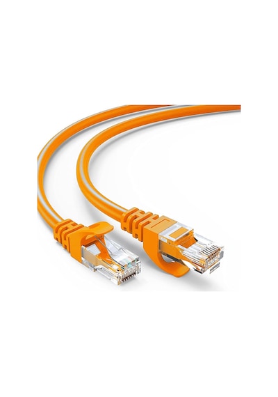 Cat6 Kablo 35 Metre Turuncu