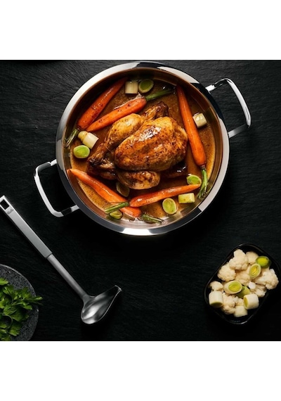 Fissler Profi Collection Cam Kapak Derin Tencere 24 Cm Renkli
