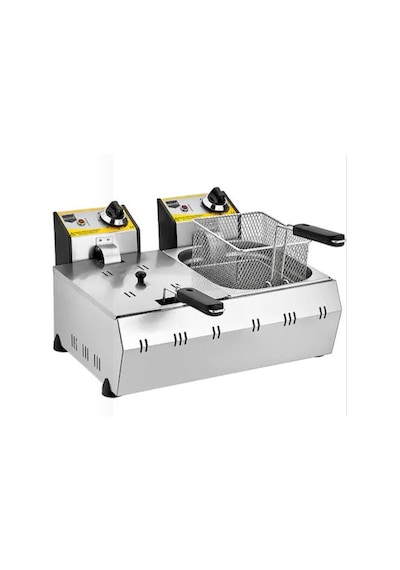 Remta 5+5 L 5500 W Çiftli Kapaklı Elektrikli Fritöz