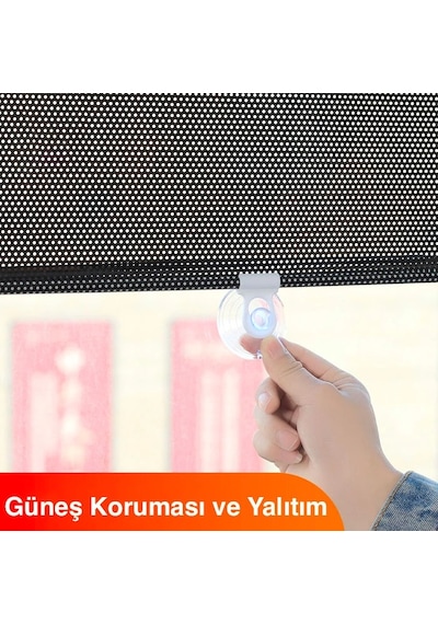 Araba Araç İçi Katlanabilir Araç Oto Ön Cam Güneşlik Branda 40x125cm- 5775