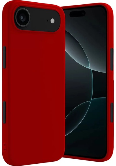 Newface Apple Uyumlu İphone 17 Air First Silikon - Kırmızı - Özel Seri 8683140884901