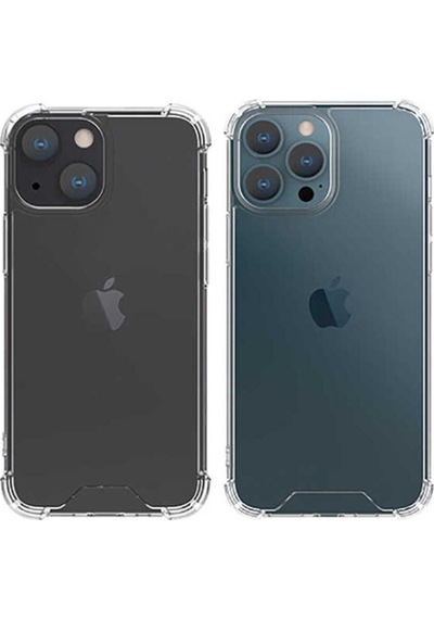Apple Uyumlu iPhone 13 Mini Csm Zore Nitro Anti Shock Silikon-renksiz