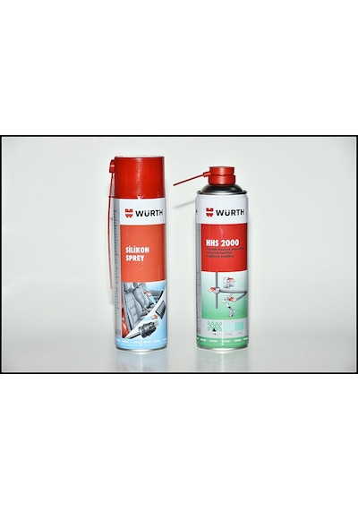 Würth Hhs 2000 Sıvı Gres 500 ML + Würth Silikon Sprey 2 x 500 ML