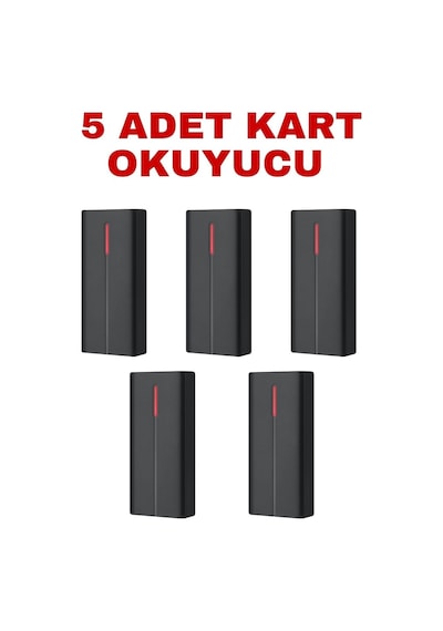 Sr-207 Em-w Ip68 Rfıd Proximity Kart Okuyucu 125 Khz 10.000 Kullanıcı Kapasiteli Dış Ortam Geçiş Sistemi 5 Adet