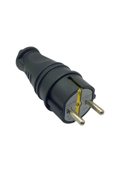 220v-240v Erkek Fiş Priz 1x16a Kauçuk Topraklı Ups