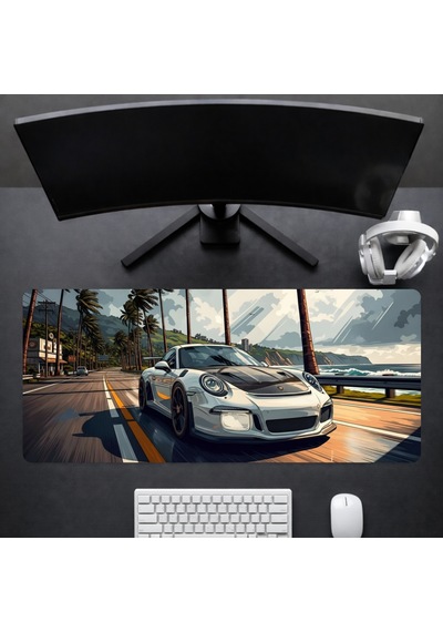90x40 Cm Araba Desenli Oyuncu Gaming Mouse Pad Kaymaz Kauçuk Taban Fare Altlığı Xxl Mousepad Anatolian Serisi 05