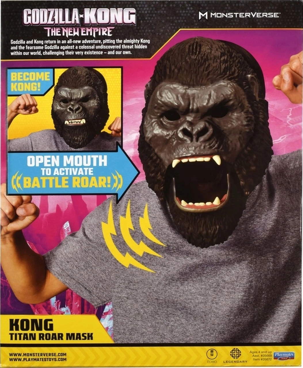 Mn306000 Godzilla Vs. Kong Sesli Maske - 35699