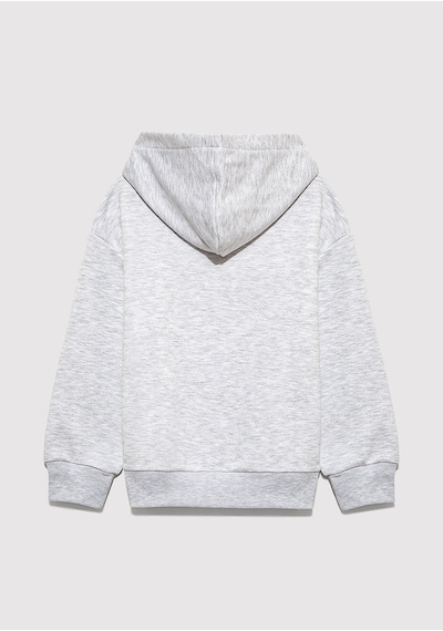 Mavi - Mavi Logo Baskılı Gri Sweatshirt 6s10113-88467 Gri