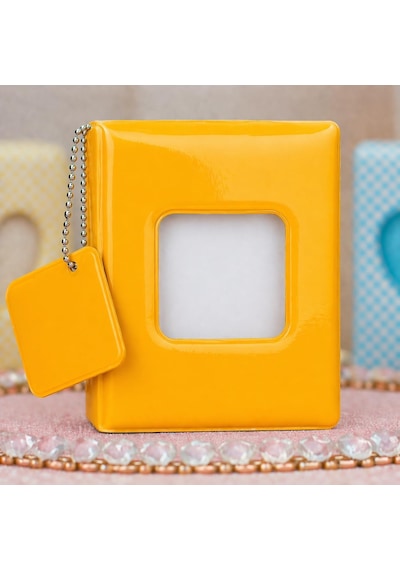 Tr 41 Fotoğraf Kapasiteli İnstax Mini Polakart Sarı Fotoğraf Albümü