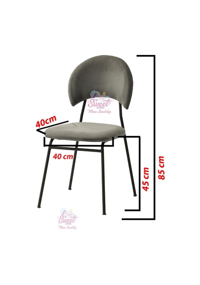 Mini 60 X 100 Milano Mdf Ortadan Açılır Masa 4 Adet Suna Sandalye