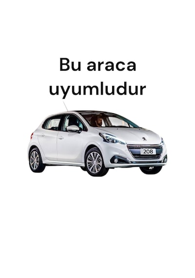 Peugeot 208 2012-2017 Pandizot Bagaj Rafı