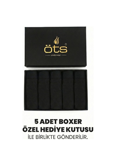 JUST INNER Öts Premium Erkek 5 Li Modal Boxer Modal Hediye Kutulu Ultra Yumuşak Modal Kumaş Esnek Kalıp Ve Kaliteli Esnek Ve Konfor Siyah JUST INNER Öts Premium Erkek 5 Li Modal Boxer Modal Hediye Kutulu Ultra Yumuşak Modal Kumaş Esnek Kalıp Ve Kaliteli Esnek Ve Konfor Siyah