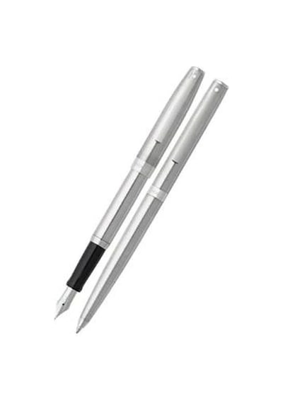 Sheaffer 9472 Sagarıs Dolma Tukenmez Set Krom Defter Hediyeli Çok Renkli