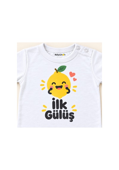 Babylimon İlk Gülüş Beyaz Kısa Kollu Çıtçıtlı Bebek Zıbını Beyaz - İlk Gülüş - 928161923 Beyaz - İlk Gülüş Babylimon İlk Gülüş Beyaz Kısa Kollu Çıtçıtlı Bebek Zıbını Beyaz - İlk Gülüş - 928161923 Beyaz - İlk Gülüş