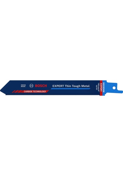 Professional 1x Expert 'thin Tough Metal' S 922 Ehm Panter Testere Bıçakları Paslanmaz Çelik Borular, Paslanmaz Çelik Borular, Uzunluk 150 Mm, Aksesuar Panter Testere