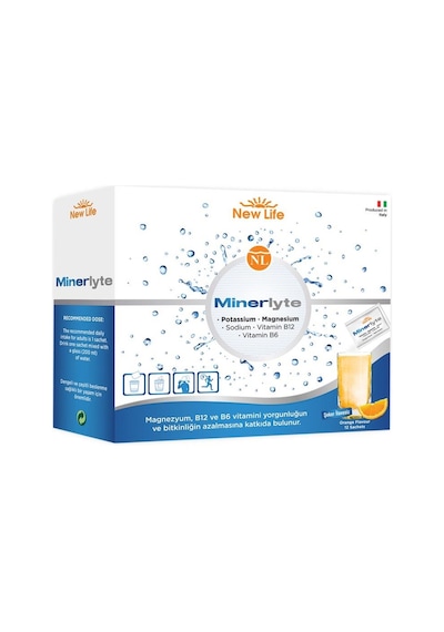New Life Minerlyte Pottasium Magnesium B12 B6 Saşe 12'li