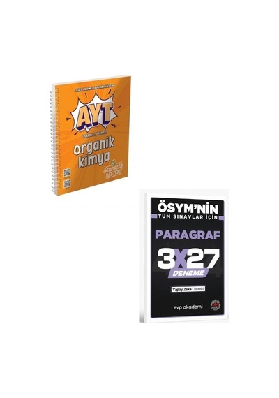 2027 Murat 2027 Ayt Organik Kimya Öğrencim Defteri+ Evp Akademi Paragraf