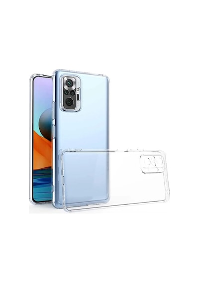 Xiaomi Redmi Note 10 Pro Uyumlu Şeffaf Kılıf Ultra Koruma Hassas İnce Tasarım -kamera Korumalı Beyaz