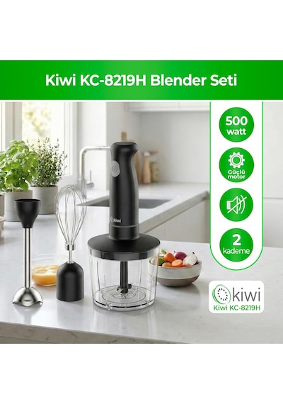 Kiwi KC-8219H 500 W El Blender Seti
