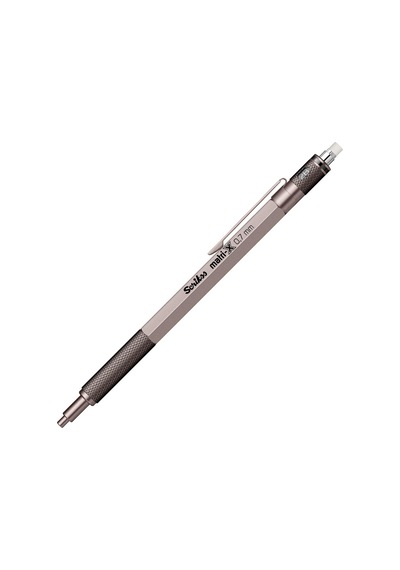Scrikss Office Matri-x Versatil 0.7 Mm Metalik Gri Şeffaf Amb.
