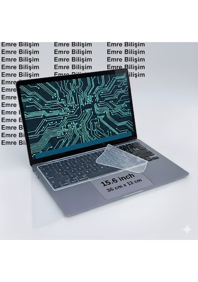Klavye Koruyucu Silikon 15,6 Inc 36 13 Cm'dir Laptop Notebook Dizüstü Pc Bilgisayar İçin 1 Adet