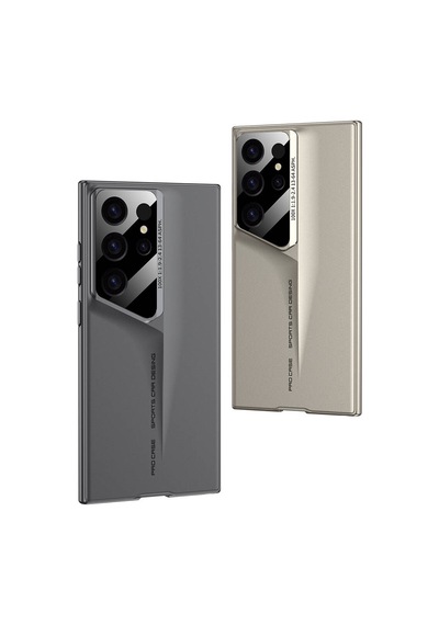 Galaxy S24 Ultra Kılıf Ultra İnce Kamera Korumalı Sert Rubber Zore Procase Kapak Gri
